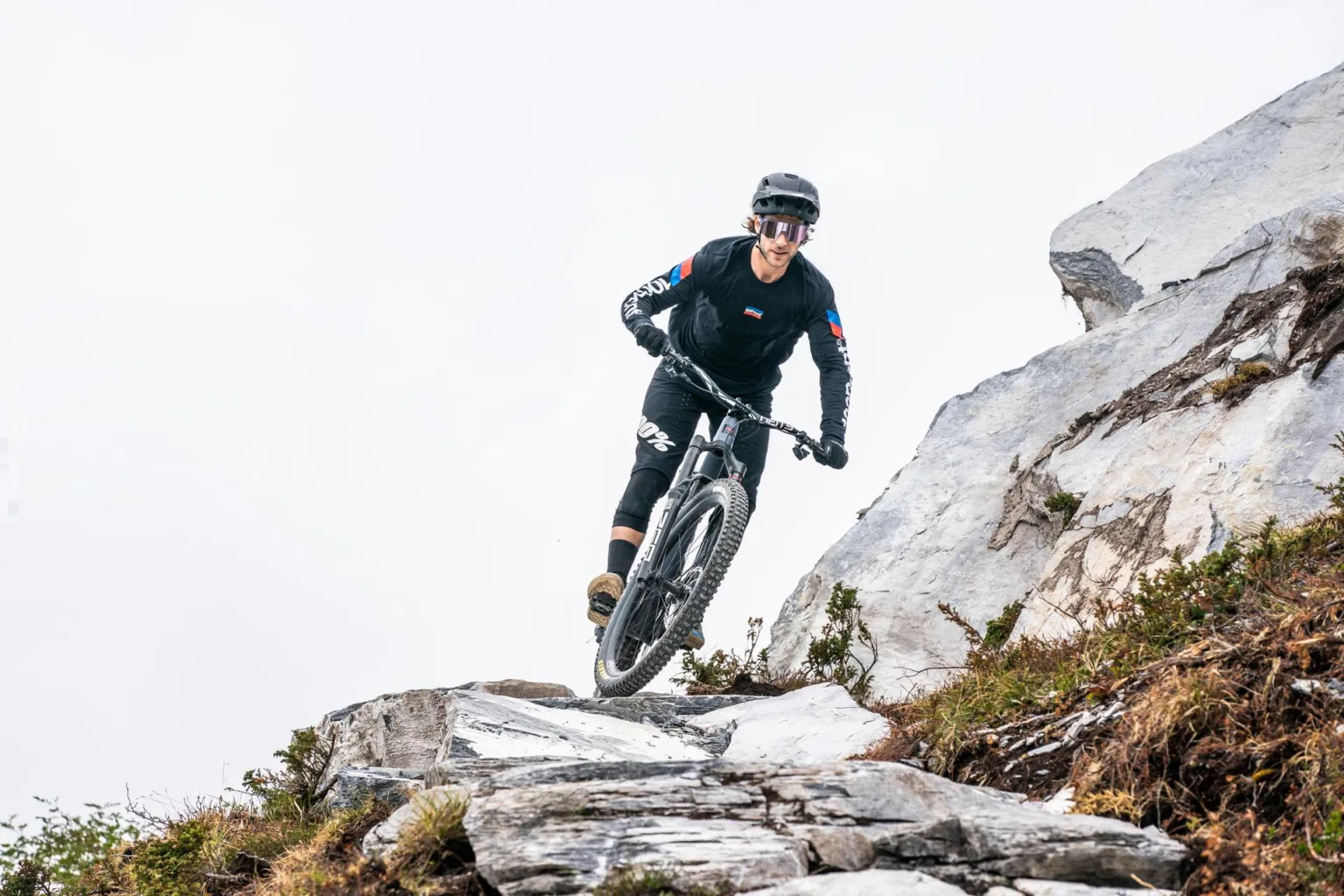 Biker auf dem Segnes Trail